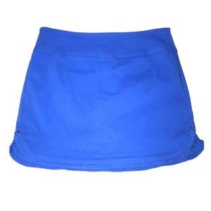 NWOT Attyre Blue Mini Short Skort Skirt